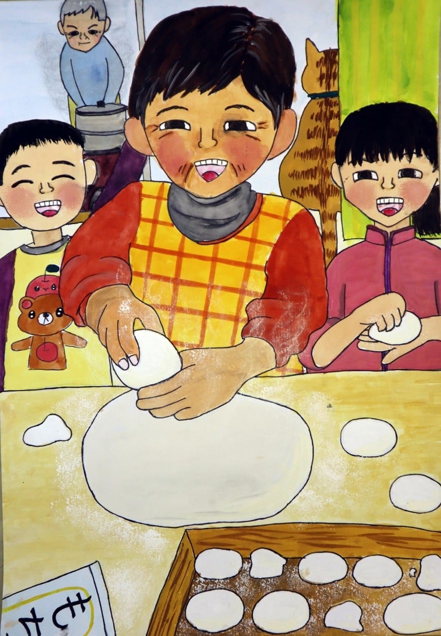 ばあちゃんはもちちぎり名人_泉まひろさん